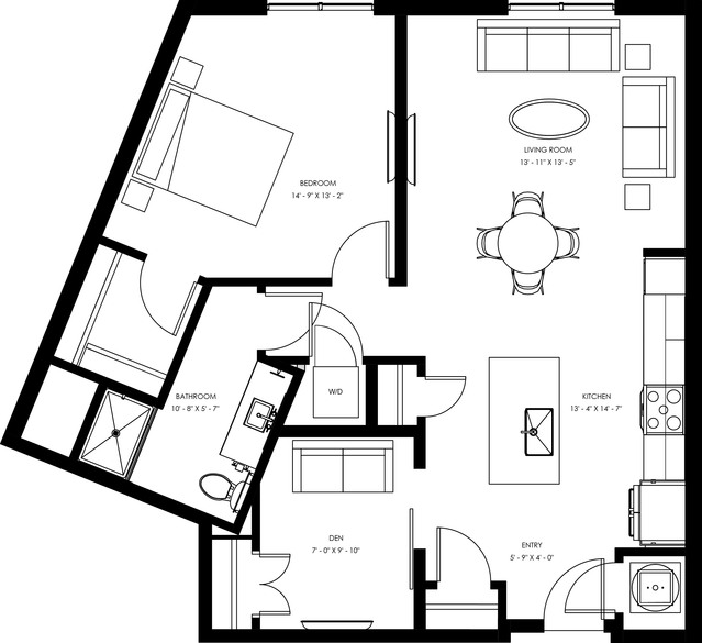 A7 - One Bedroom + Den