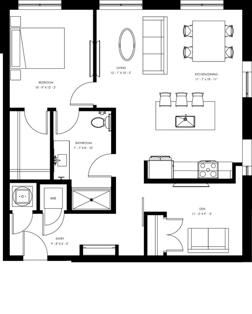 A9 - One Bedroom + Den