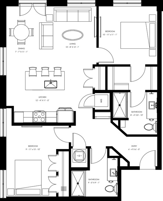 B3 - Two Bedroom