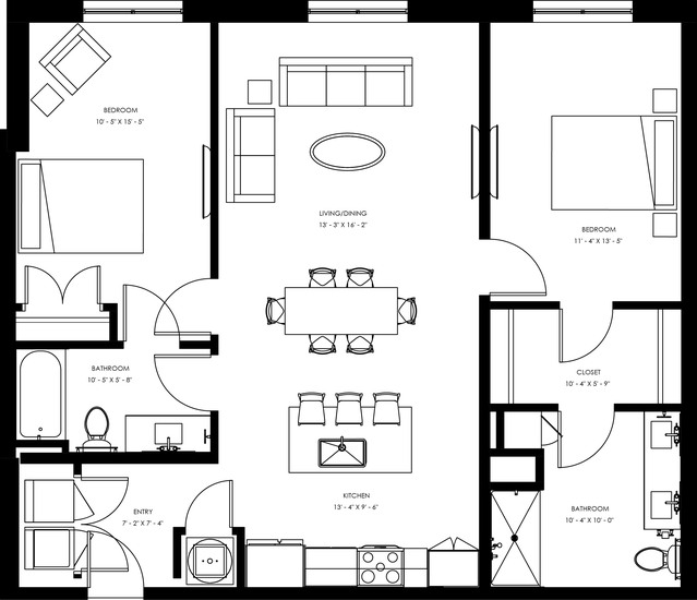B2 - Two Bedroom