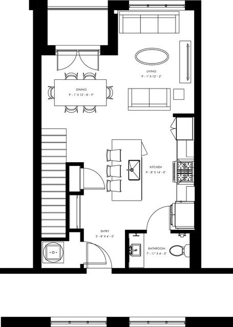 TH3 - Two Bedroom Townhome