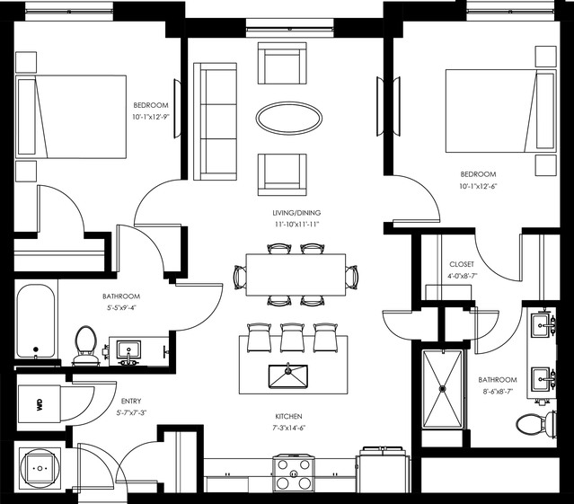 B5 Two Bedroom