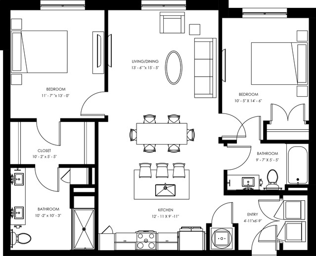 B4 Two Bedroom
