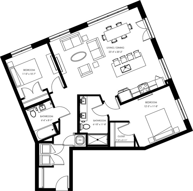 B6 Two Bedroom