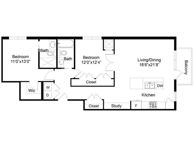 Unit 302 - North View