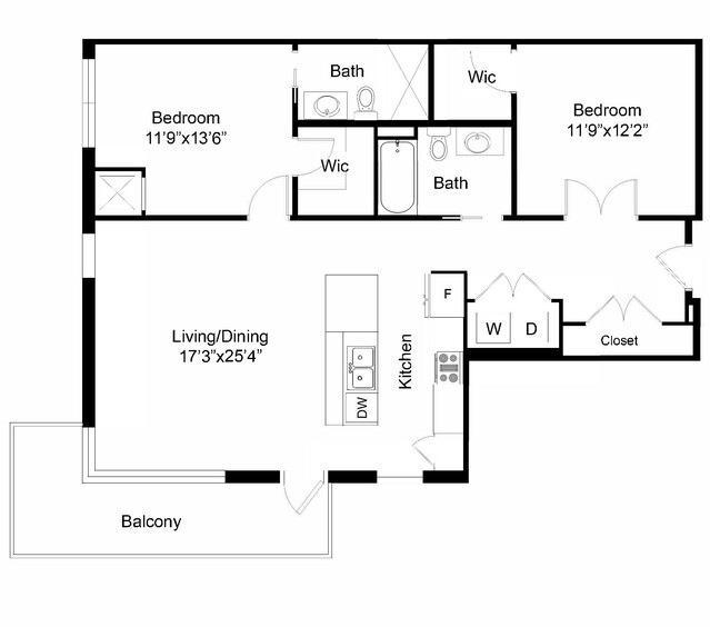 Unit 305 - Southwest View