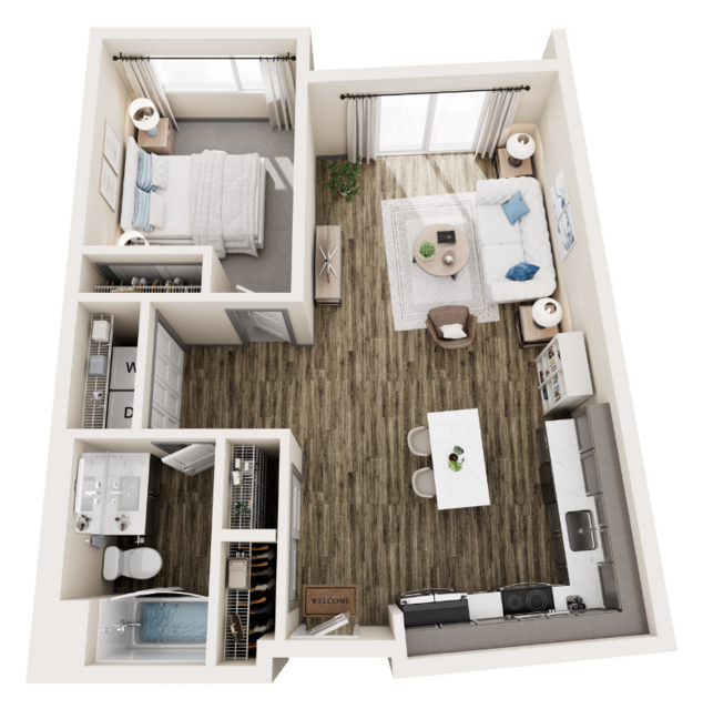 One Bedroom A3b