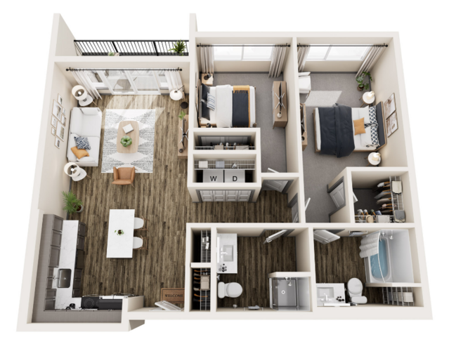 Two Bedroom B1
