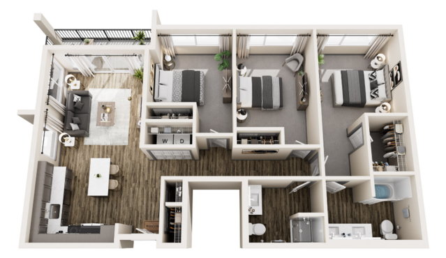 Three Bedroom C1