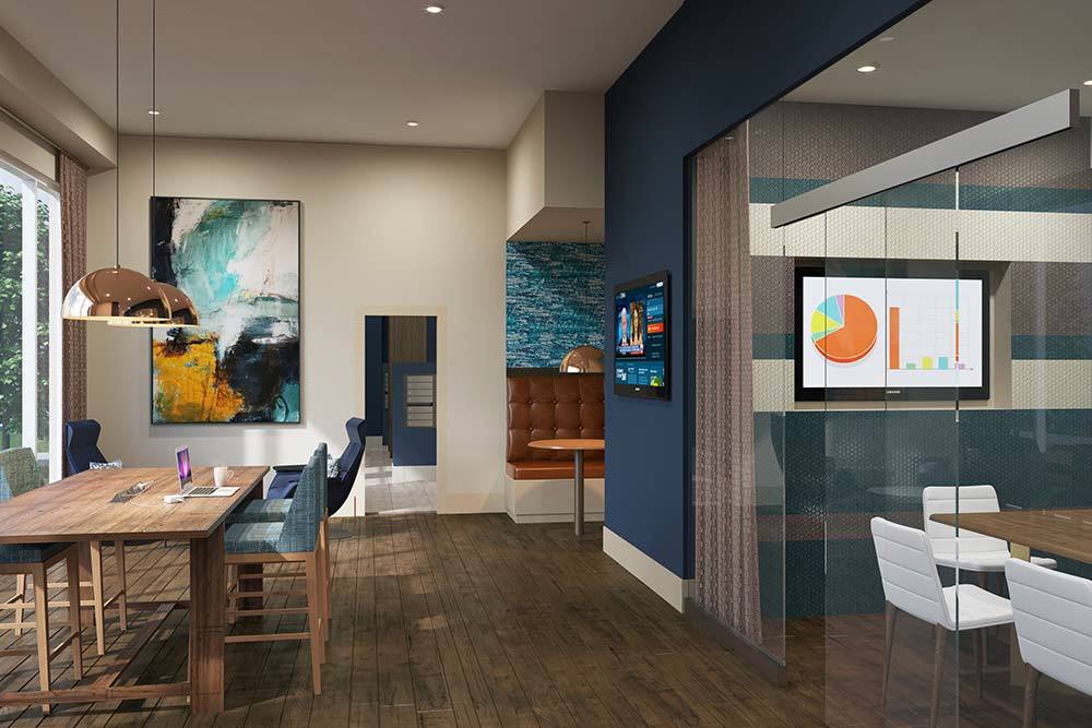 Work space at Linq at North Springs