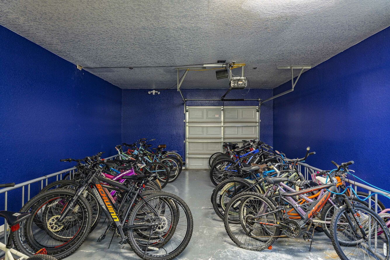 Bike room at Alvista Metrowest