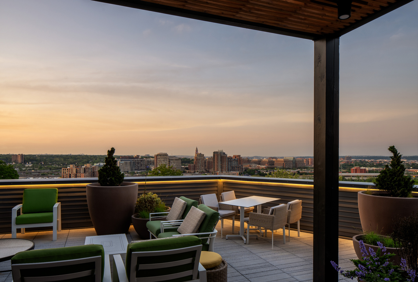 Roof deck at Aspire Huntington Station (2 of 2)
