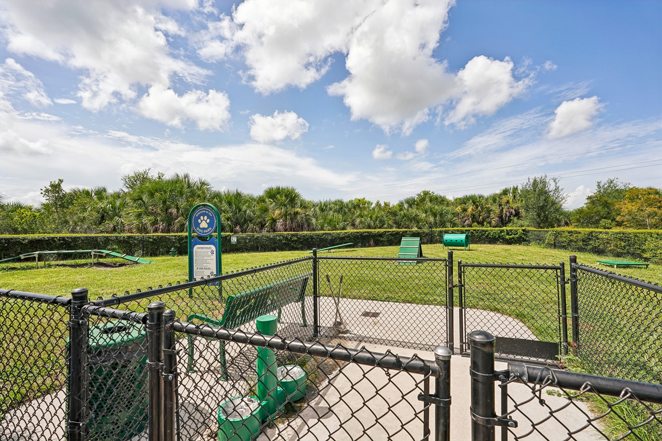Dog park at Sage on Palmer Ranch